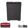 Binnenbak binnenemmer Slim Jim End Step-On Rubbermaid Rubbermaid 30 liter